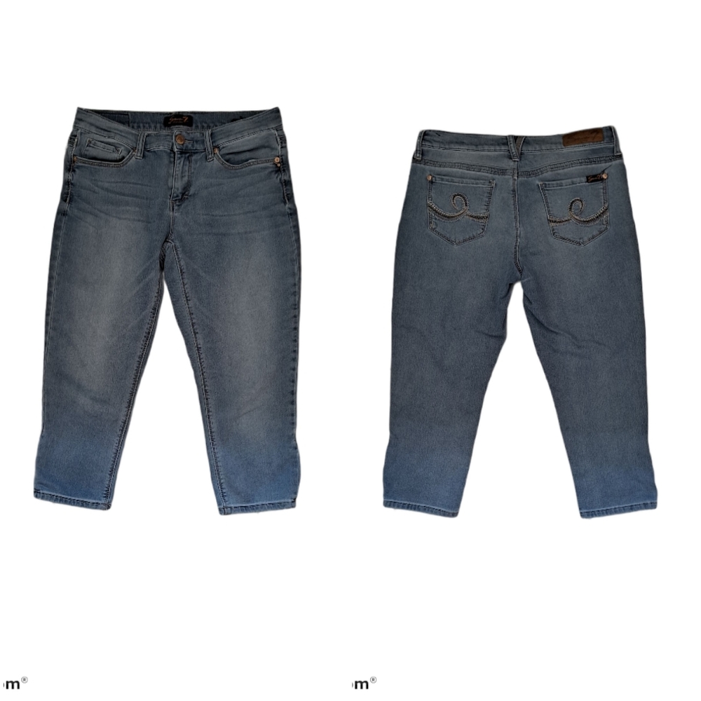 Seven7 girlfriend denim capri pants, 10